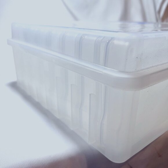 Iris Large Photo & Craft Keeper-NWT-Clear/16 Small In 1 Large - Picture 5 of 11